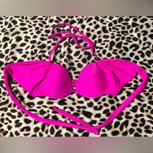💕Victoria’s Secret 34C The Wrap Halter Bikini Top💕